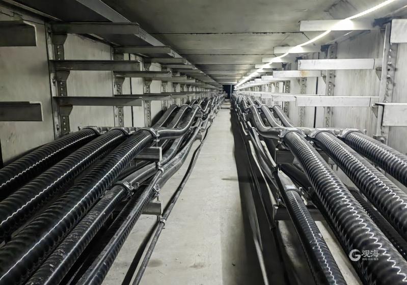 重慶路周邊地下管廊工程 電纜下地入廊施工圓滿完成